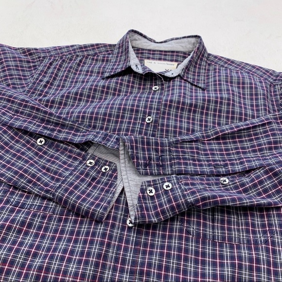 Rag & Bone Plaid Button Front Tunic Long Sleeve Shirt Women’s Size XS - Picture 6 of 10